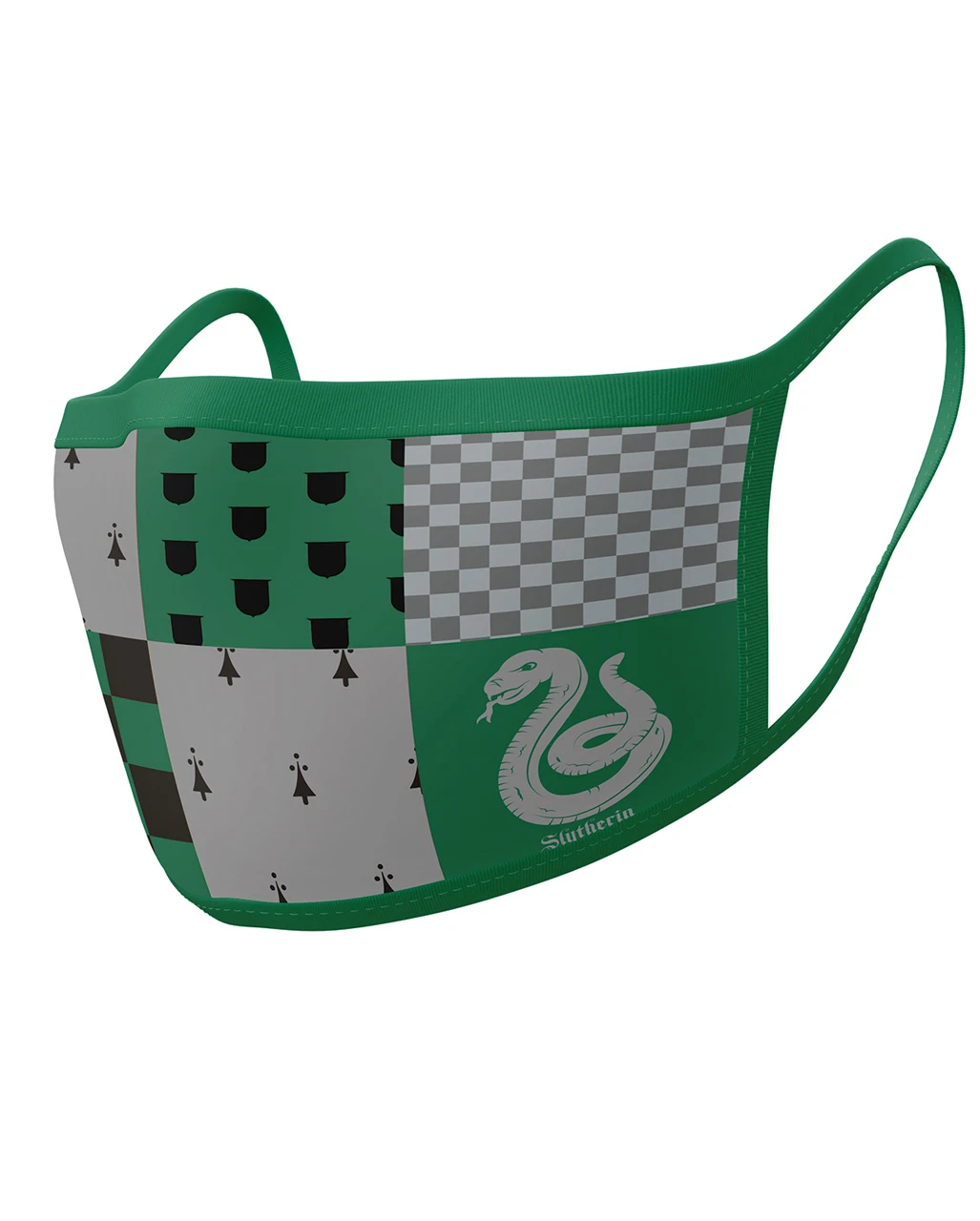Harry Potter Slytherin Alltagsmaske 2 St. 3 Harry Potter Slytherin Alltagsmaske 2 St.