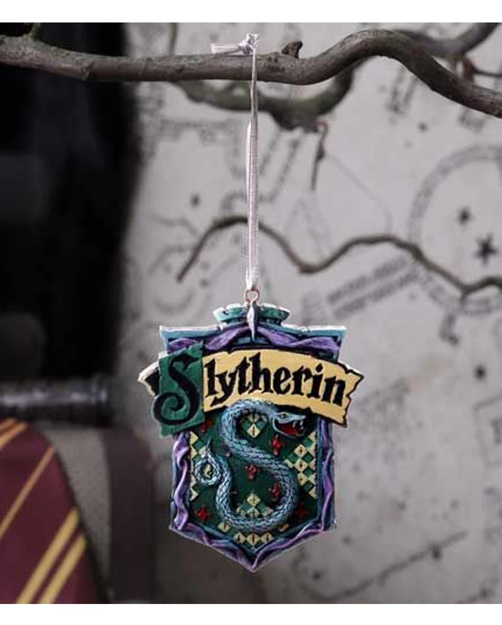 Harry Potter Slytherin Hauswappen Hänge-Ornament 8cm 9 Harry Potter Slytherin Hauswappen Hänge-Ornament 8cm – Bild 7