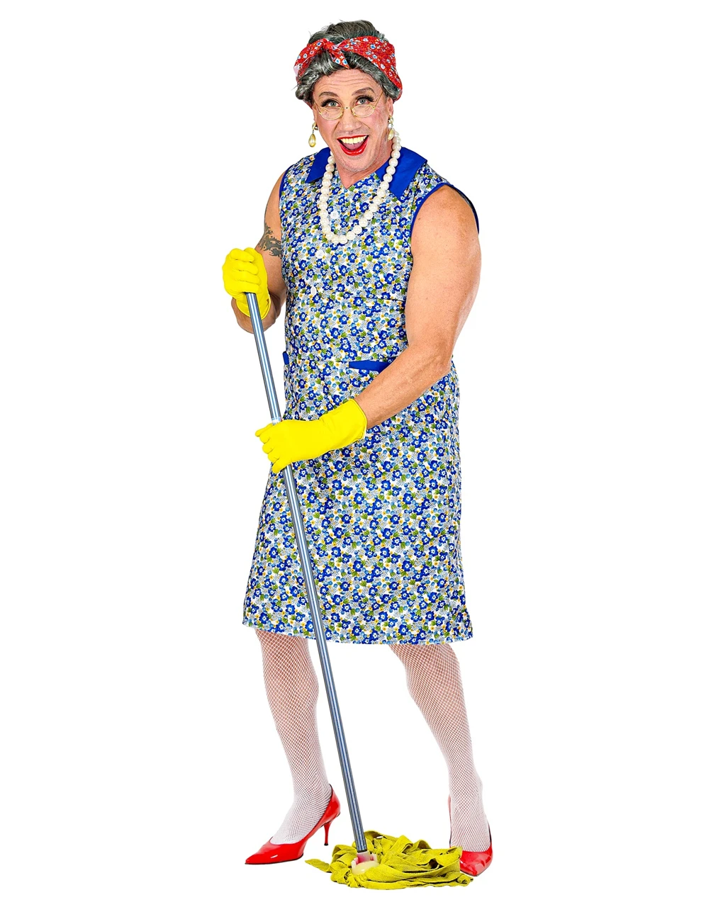 Hausfrau Kittelschürze Kostüm 4 Hausfrau Kittelschürze Kostüm – Bild 2