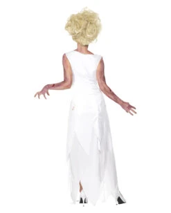 High School Horror Zombie Prom Queen -Halo Verkäufe high school horror zombie prom queen kostuem blutiges abschlussball halloween kleid 20982 4