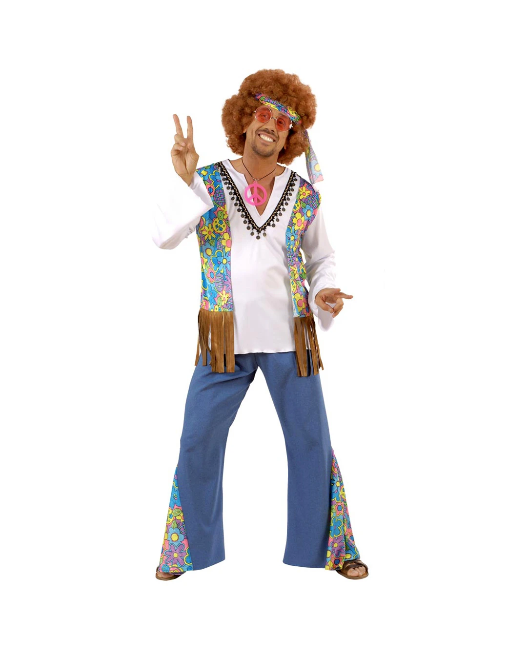Hippie Männer Kostüm 3 Hippie Männer Kostüm