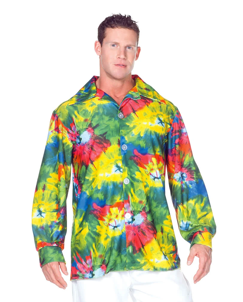 Hippie Batik Herrenhemd 3 Hippie Batik Herrenhemd