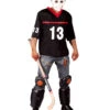 Hockey Spieler Kostüm Mit Maske -Halo Verkäufe hockey spieler kostuem mit maske sportler verkleidung fuer halloween dead hockey player costume 26488