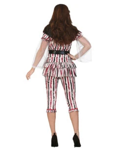 Horror Clown Damenkostüm Mit Hose -Halo Verkäufe horror clown damenkostuem mit hose horror clown costume with trousers halloween kostuem 53478 02
