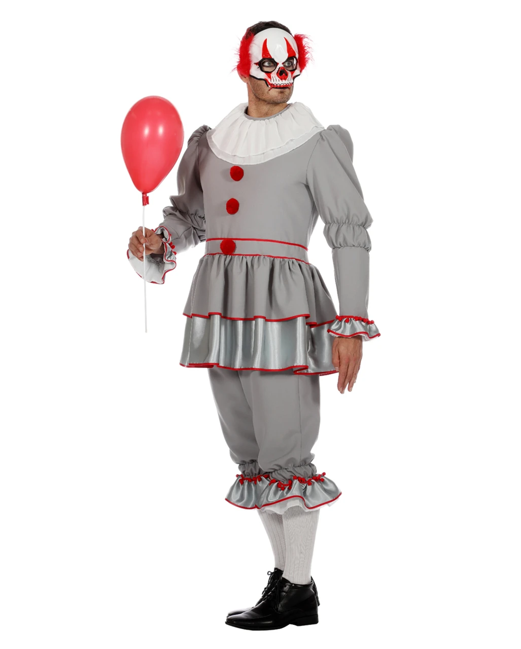 Horror Clown Herren Kostüm 4 Horror Clown Herren Kostüm – Bild 2