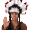 Indianer Feder Kopfschmuck -Halo Verkäufe indianer kopfschmuck haeuptlings kopfschmuck indianer kostuemzubehoer 20579 01