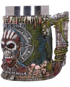 Iron Maiden "The Book Of Souls" Krug 17,5cm -Halo Verkäufe iron maiden the book of souls krug iron maiden tankard band merch fuer heavy metal und gothic fans 54368 2