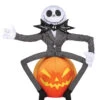Jack Skellington Auf Kürbis Halloween Greeter 1 Jack Skellington Auf Kürbis Halloween Greeter -Halo Verkäufe jack skellington auf kuerbis halloween greeter halloween und horror deko nightmare before christmas deko 51491