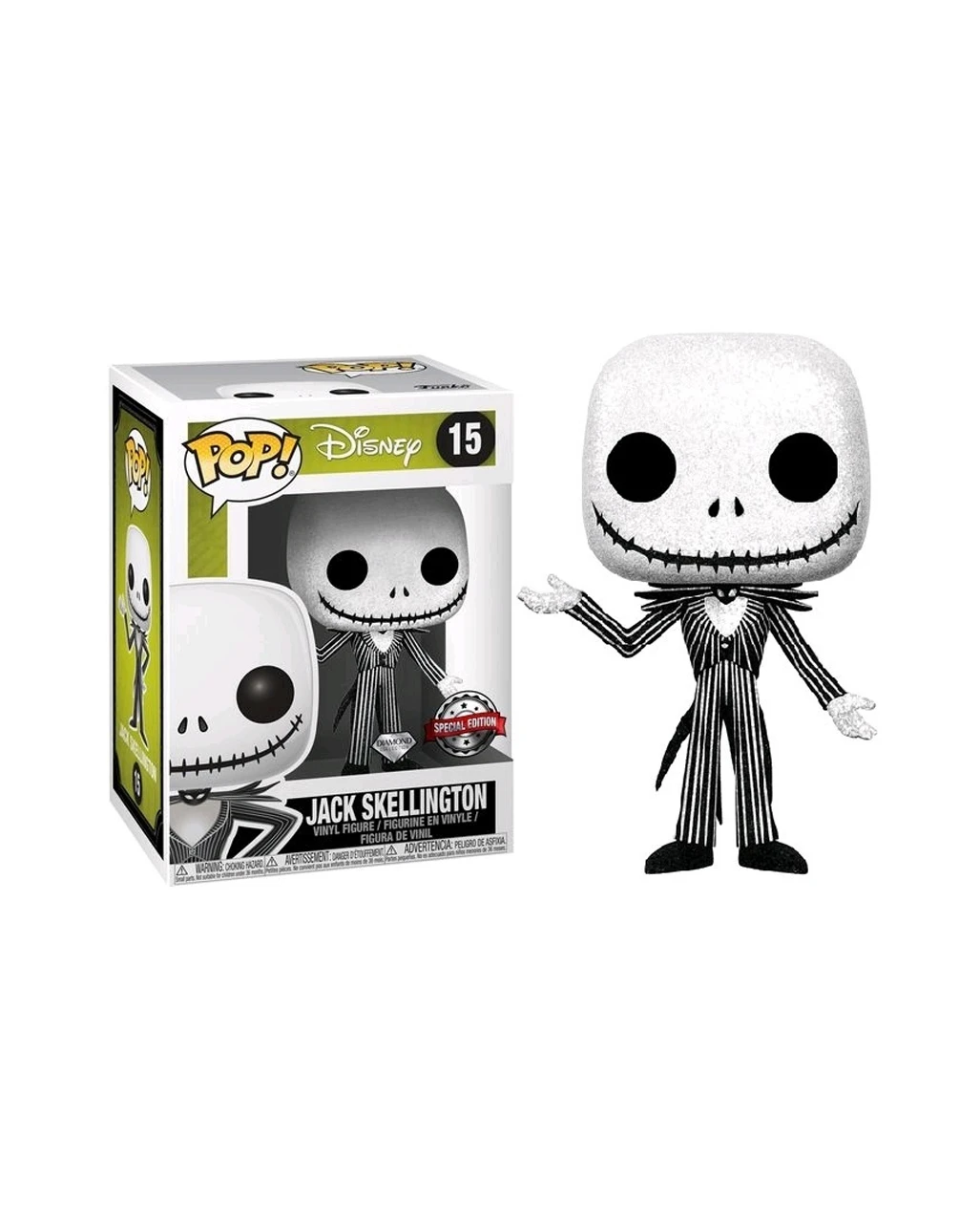 Jack Skellington Glitter EXKLUSIV Funko POP! Figur 3 Jack Skellington Glitter EXKLUSIV Funko POP! Figur