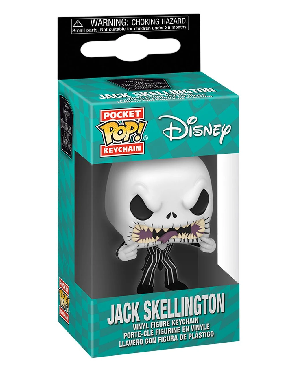 Jack Skellington Scary Face Schlüsselanhänger Funko Pocket POP! 4 Jack Skellington Scary Face Schlüsselanhänger Funko Pocket POP! – Bild 2