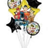 Justice League DC Folienballon Bouquet -Halo Verkäufe justice league dc superhelden folienballon boquet super hero foil balloon set 39710