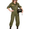Kampfjet Pilotin Damen Kostüm -Halo Verkäufe kampfjet pilotin damen kostuem airforce soldatin frauen kostuem airforce jet pilot womans costume 36601 01