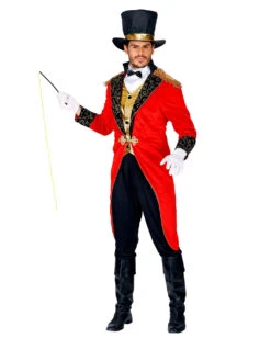 Klassisches Zirkusdirektor Herrenkostüm -Halo Verkäufe klassisches zirkusdirektor herrenkostuem ringmaster costume karnevalkostuem 38123 02