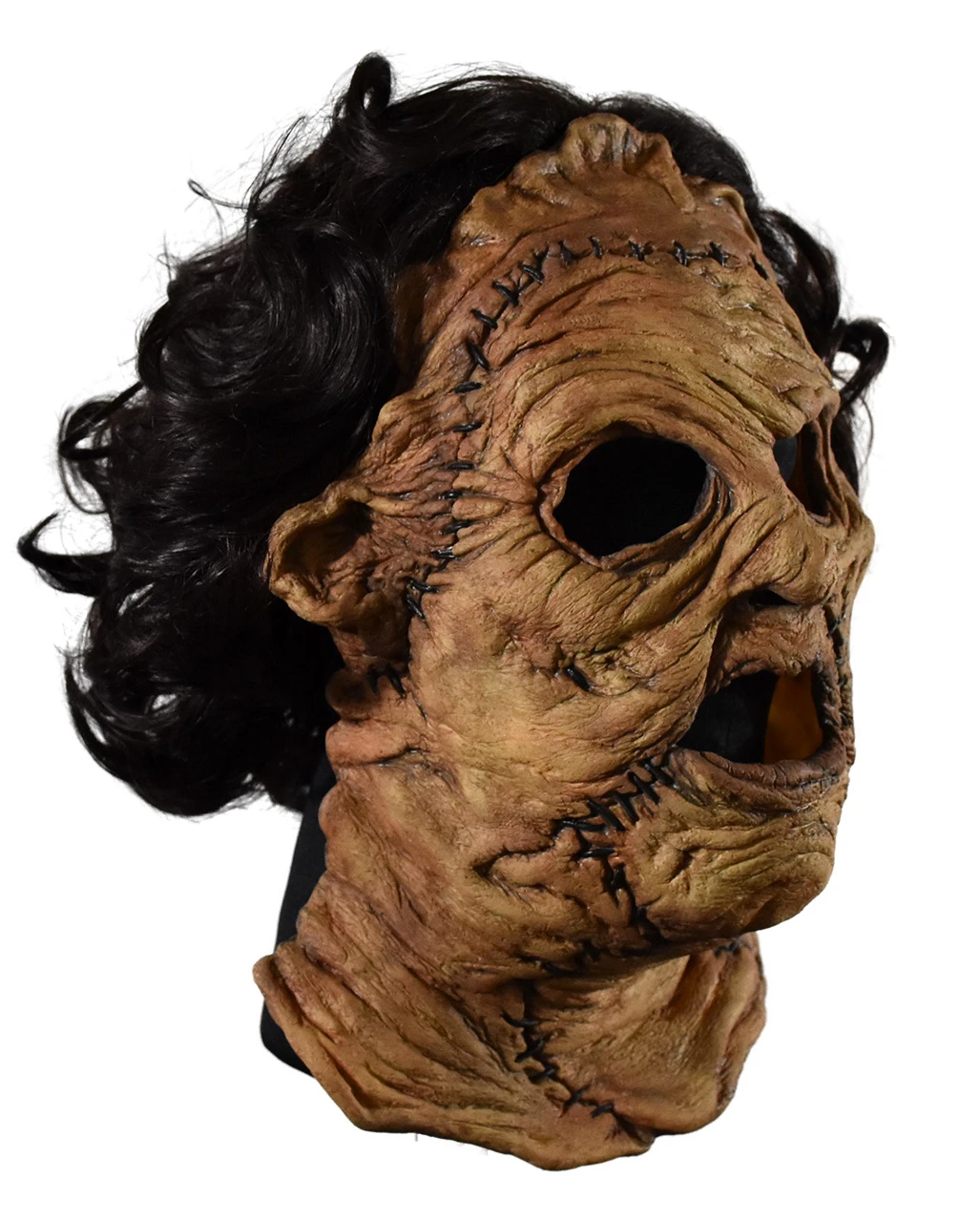 Leatherface Vollkopf Latex Maske 4 Leatherface Vollkopf Latex Maske – Bild 2