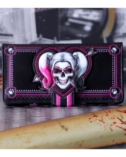 Little Monster Harley Quinn Geldbörse 18,5cm -Halo Verkäufe little monster harley quinn geldboerse little monster harley quinn purse 52510 06