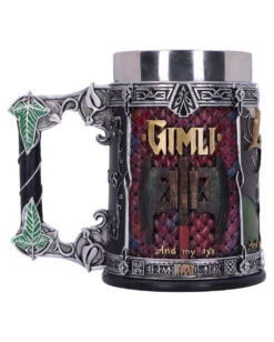 Lord Of The Rings The Fellowship Krug 15,5cm -Halo Verkäufe lord of the rings the felloship krug lord of the rings the fellowship tankard herr der ringe merchandise 52561 03