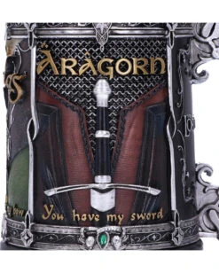 Lord Of The Rings The Fellowship Krug 15,5cm -Halo Verkäufe lord of the rings the felloship krug lord of the rings the fellowship tankard herr der ringe merchandise 52561 05