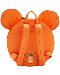 Loungefly Disney Glow Face Minnie Pumpkin Rucksack -Halo Verkäufe loungefly disney glow face minnie pumpkin rucksack minnie mouse halloween accessoires 53809 3