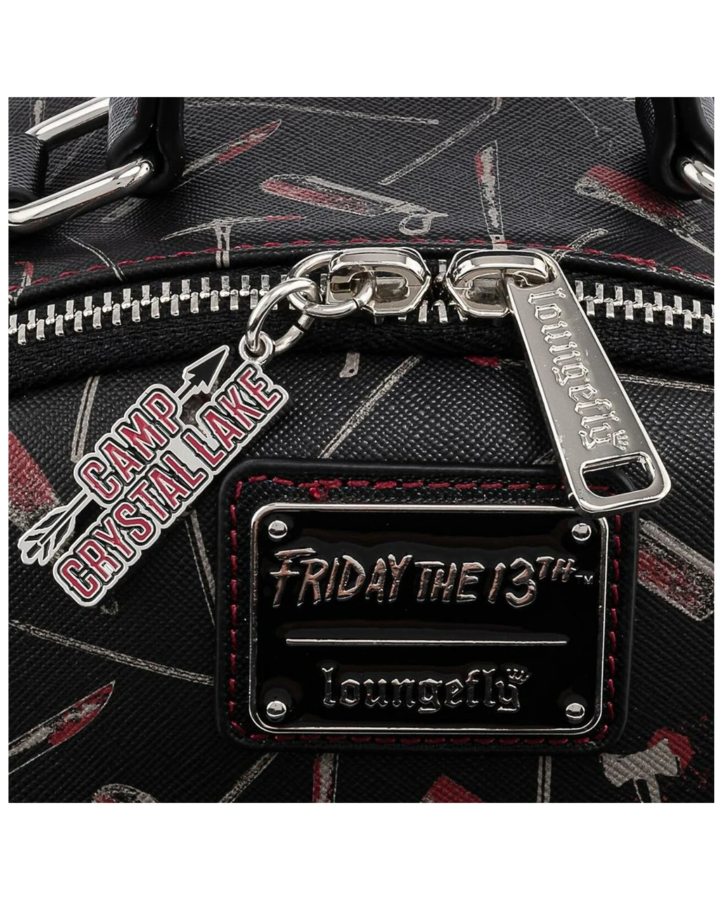 Loungefly Friday The 13th Jason Mask Mini-Rucksack 8 Loungefly Friday The 13th Jason Mask Mini-Rucksack – Bild 6