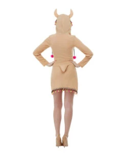 Lama Kostümkleid Mit Kapuze Für Erwachsene -Halo Verkäufe lustiges llama kostuemkleid tier kostuem fuer fasching 37292 3
