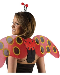 Marienkäfer Flügel & Fühler Set 5 Marienkäfer Flügel & Fühler Set -Halo Verkäufe marienkaefer set fuer damen ladybug kostuem accessoires fuer frauen marienkaefer fluegel und haarreif 28314 2