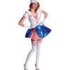 Matrosen-Mädchen Premium Kostüm XL -Halo Verkäufe matrosen maedchen premium kostuem matrosinnen kostuem matrosen maedchen seemannsbraut 8801182 011