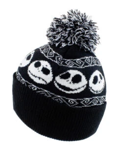 Nightmare Before Christmas Basic Snow Beanie 9 Nightmare Before Christmas Basic Snow Beanie -Halo Verkäufe nightmare before christmas basic snow beanie mit bommel nightmare before christmas fanartikel jack skellington fanartikel jack skellington merchandise 54452 1