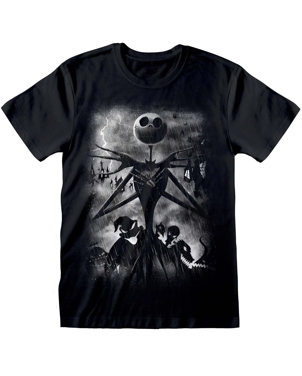 Nightmare Before Christmas Stormy Skies T-Shirt 3 Nightmare Before Christmas Stormy Skies T-Shirt