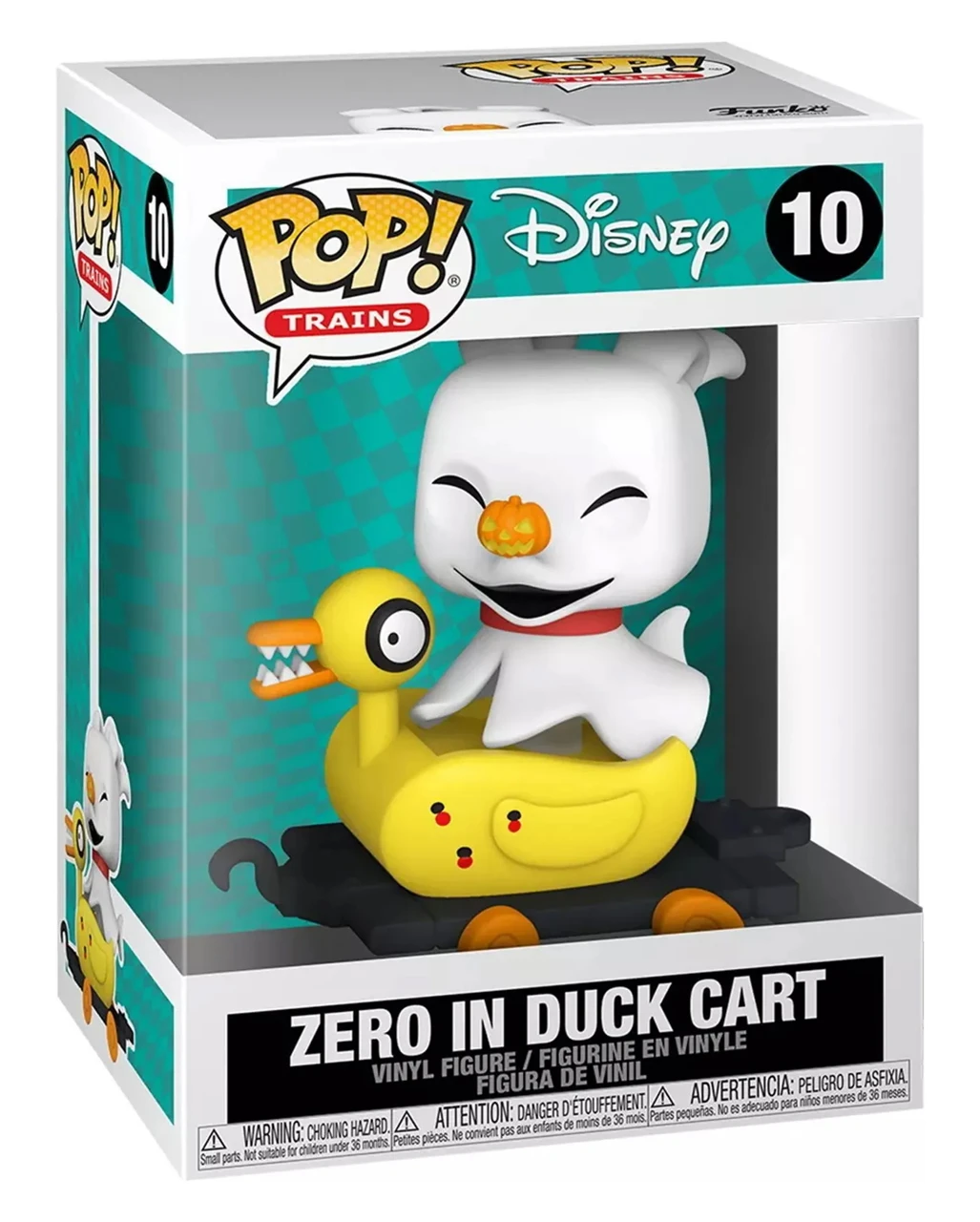 Nightmare Before Christmas - Zero In Duck Cart Funko POP! Figur 4 Nightmare Before Christmas - Zero In Duck Cart Funko POP! Figur – Bild 2