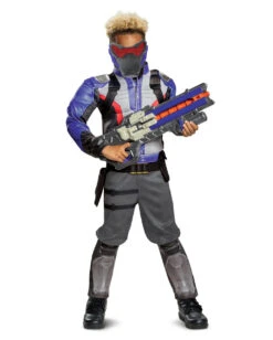 Overwatch Soldier 76 Kinder Muskelkostüm -Halo Verkäufe overwatch soldier 76 muskelkostuem soldier 76 overwatch verkleidung comic con overwatch merchandise kids 35906 2