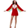Papageien Kostümkleid Mit Kapuze Für Erwachsene -Halo Verkäufe papagei kostuem kleid ppagei kostuem parrot carnival costume 37288