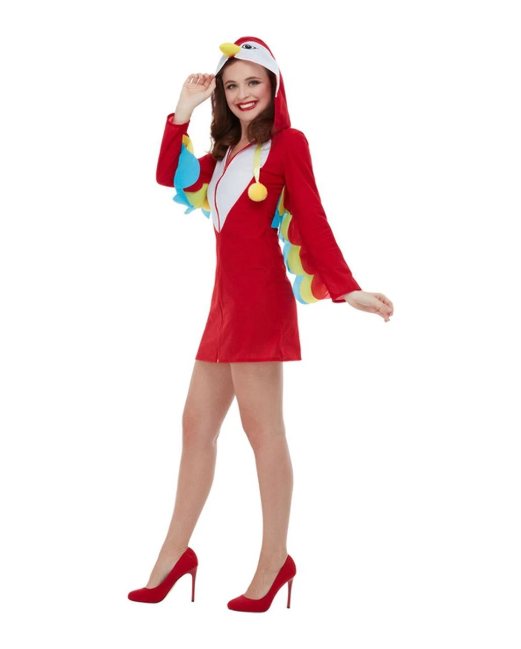 Papageien Kostümkleid Mit Kapuze Für Erwachsene 4 Papageien Kostümkleid Mit Kapuze Für Erwachsene – Bild 2