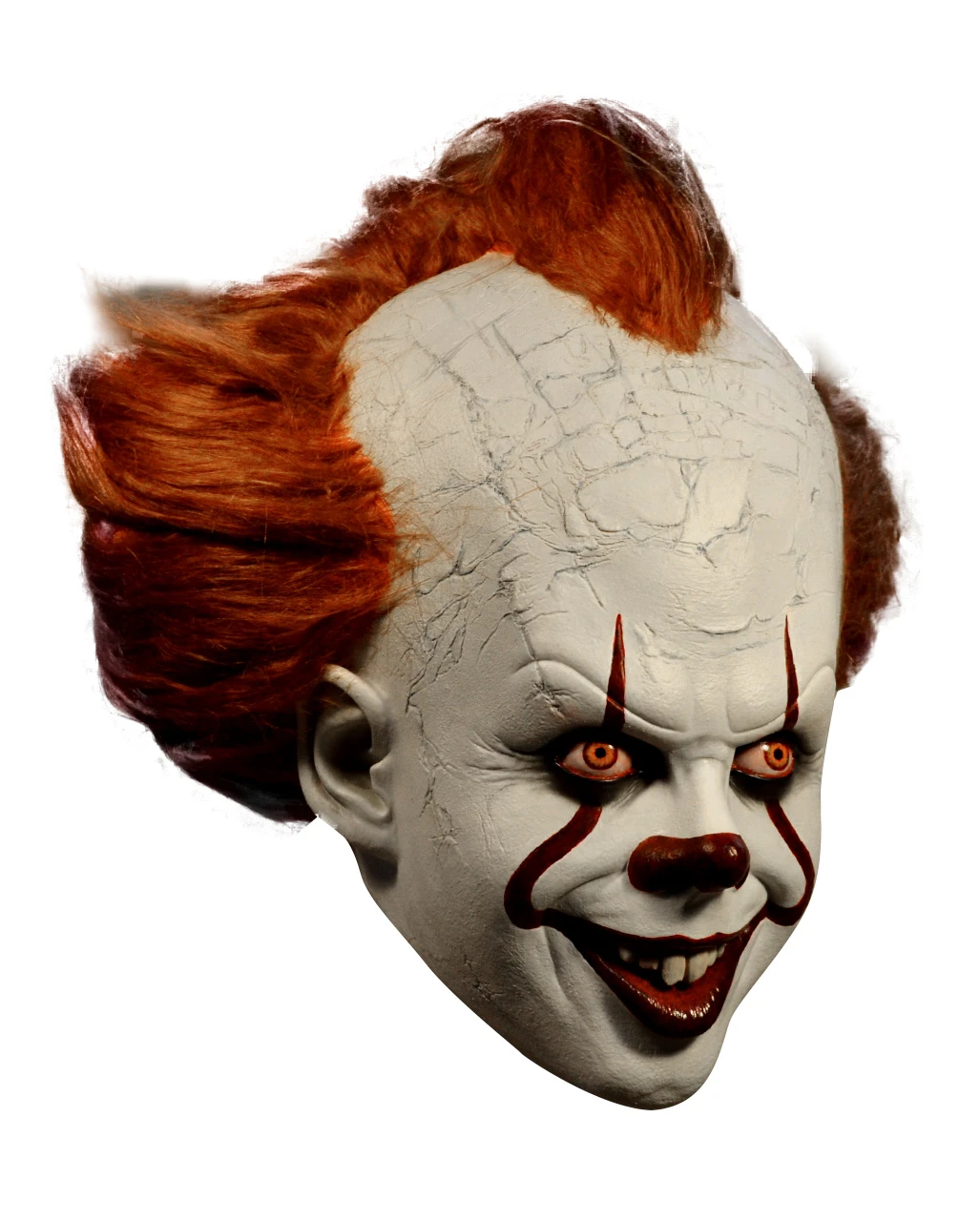 Pennywise IT Deluxe Maske Mit Haaren 4 Pennywise IT Deluxe Maske Mit Haaren – Bild 2