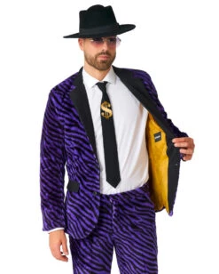 Pimp Faux Fur Zebra Anzug - Suitmeister 12 Pimp Faux Fur Zebra Anzug - Suitmeister -Halo Verkäufe pimp faux fur purple suitmaster opposuite anzug suitmeister kostuem anzug zebra fell anzug 54383 2