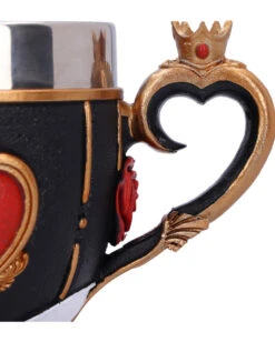 Pinkys Up - Queen Of Hearts Tasse 11cm -Halo Verkäufe pinkys up queen of hearts tasse pinkys up queen of hearts cup alice im wunderland merchandise 54628 06