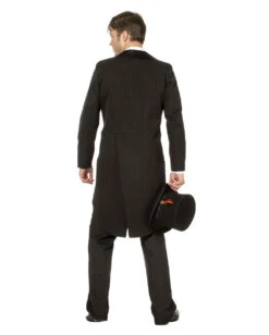 Premium Kostüm-Frack Herren Schwarz -Halo Verkäufe premium kostuem frack herren schwarz elegante kostuemjacke smoking costume coat black 36460 3