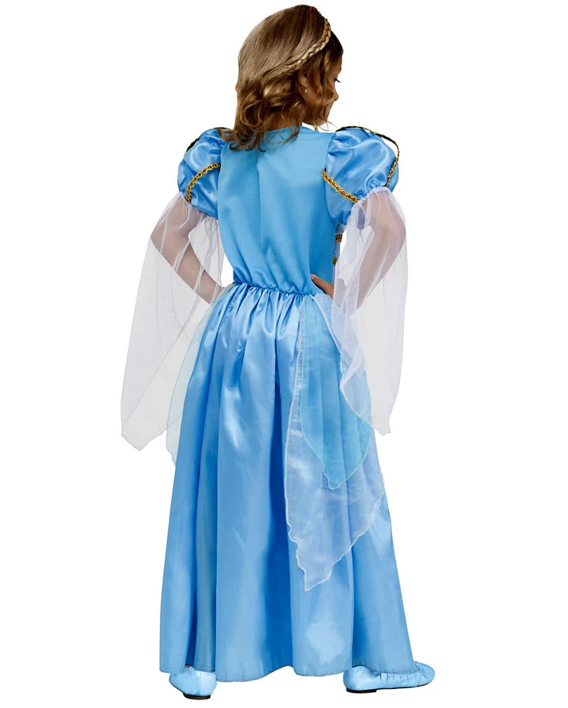 Prinzessin Kostüm Blau 4 Prinzessin Kostüm Blau – Bild 2