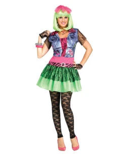 Rockiges 80s Damenkostüm