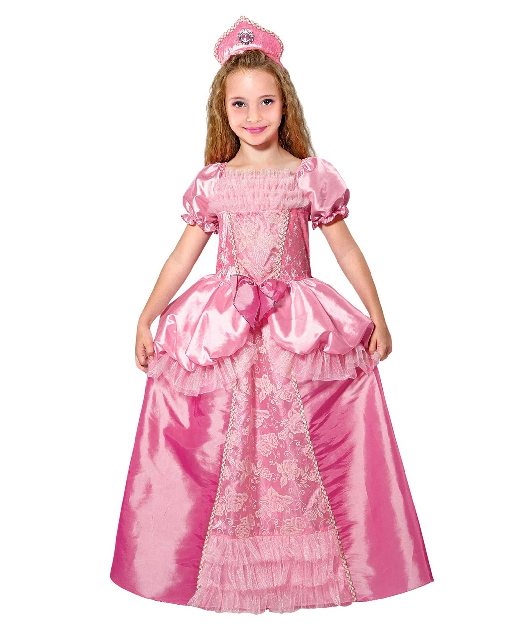 Rosa Prinzessin Kinderkostüm 3 Rosa Prinzessin Kinderkostüm