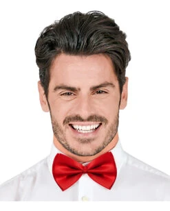 Rote Fliege Deluxe 7 Rote Fliege Deluxe -Halo Verkäufe rote fliege als kostuemzubehoer red bow tie roter schlips kostuem accessoire 29362 02