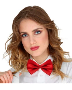 Rote Fliege Deluxe 8 Rote Fliege Deluxe -Halo Verkäufe rote fliege als kostuemzubehoer red bow tie roter schlips kostuem accessoire 29362 03