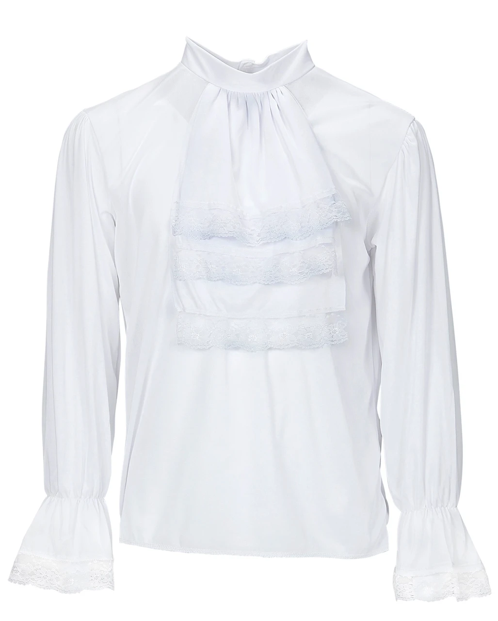 Rüschenhemd Mit Jabot XL 5 Rüschenhemd Mit Jabot XL – Bild 3