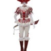Sadistischer Horrorclown Damenkostüm -Halo Verkäufe sadistischer horrorclown halloween kostuem killerclown kostuem clown costume 39017