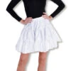 Satin Rüschenrock Weiß 2 Satin Rüschenrock Weiß -Halo Verkäufe satin rueschenrock weiss petticoat rock mit rueschen kostuemrock tanzrock satin frill skirt white 8801177