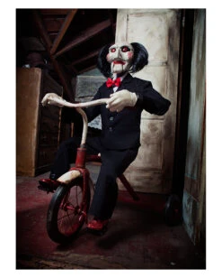 SAW Billy Puppe 14 SAW Billy Puppe -Halo Verkäufe saw billy puppe originale horrorfilm sammler puppe aus james wans saw lizenzierte horrorpuppe fuer jig saw fans 28972 6