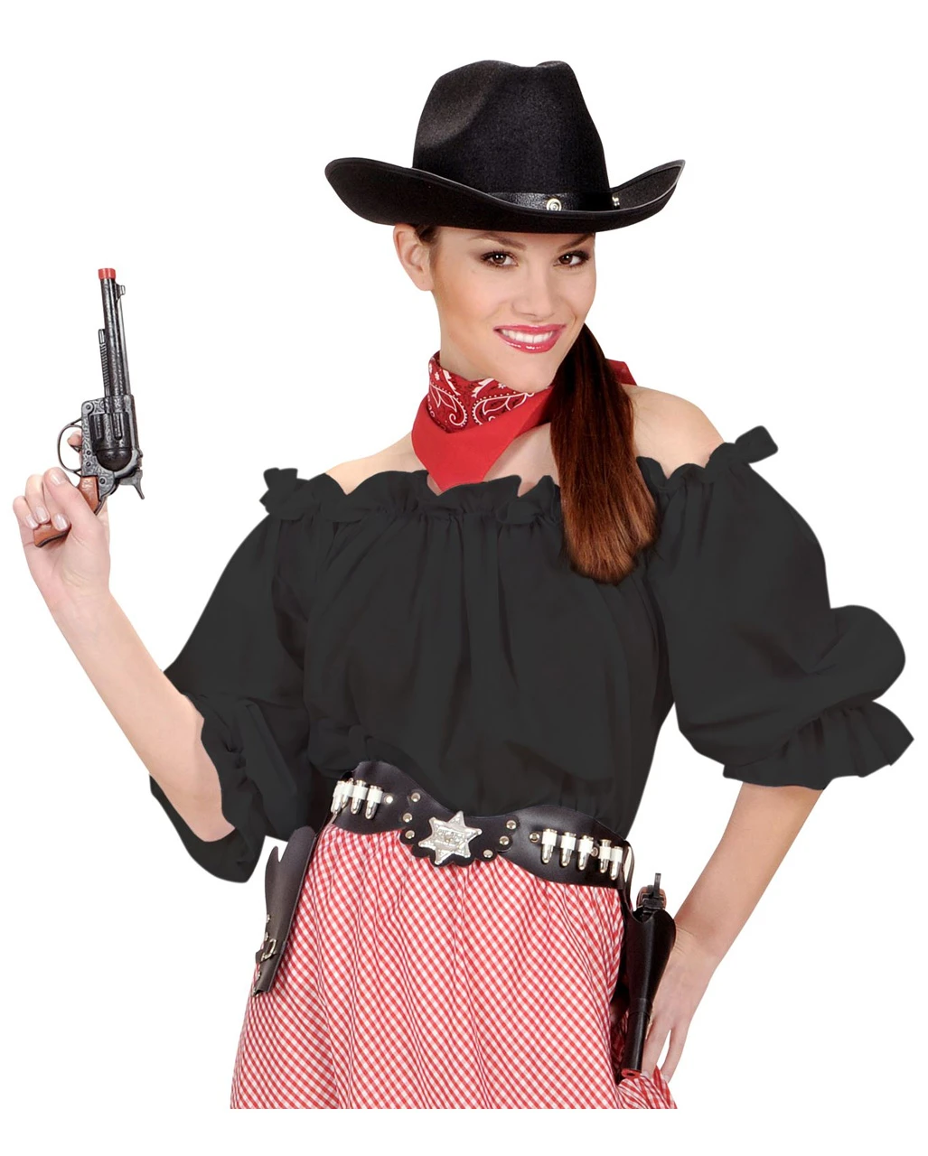 Piraten Bluse Schwarz 4 Piraten Bluse Schwarz – Bild 2