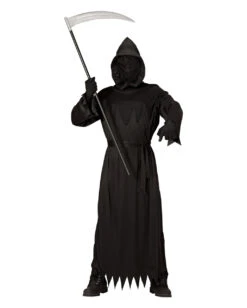 Schwarzes Reaper Phantom Kostüm -Halo Verkäufe schwarzes phantom kostuem daemon halloween verkleidung mit maske gevatter tod kostuem 14837 03