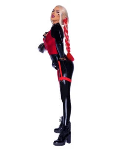Sexy Harley Catsuit Kostüm -Halo Verkäufe sexy harley catsuit kostuem sexy harley catsuit costume erotischer harley quinn bodysuit 53711 4