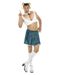 Sexy Schulmädchen Herrenkostüm