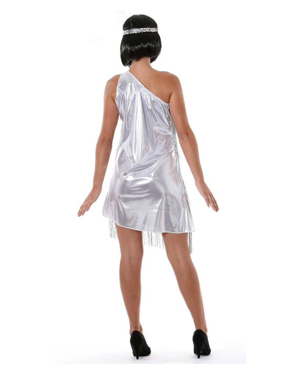 Charleston Kleid Silber 4 Charleston Kleid Silber – Bild 2